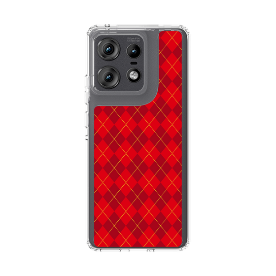 スリムプロテクションケース［ Argyle - Red ］