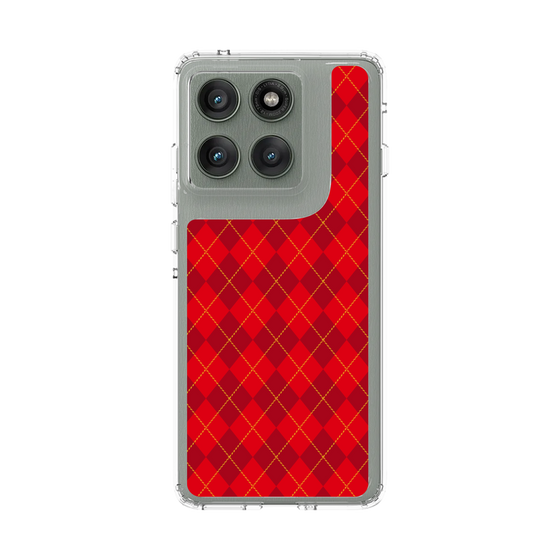 スリムプロテクションケース［ Argyle - Red ］