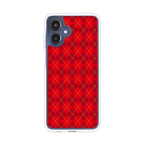 スリムプロテクションケース［ Argyle - Red ］
