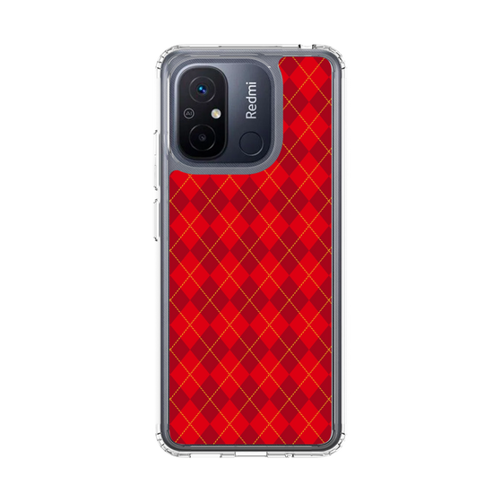スリムプロテクションケース［ Argyle - Red ］