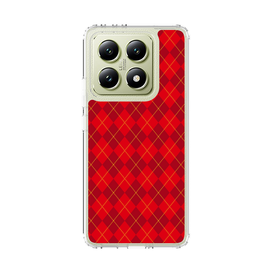 スリムプロテクションケース［ Argyle - Red ］