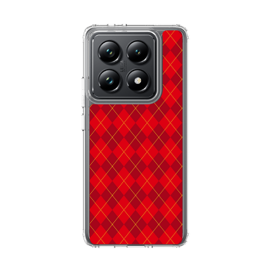 スリムプロテクションケース［ Argyle - Red ］