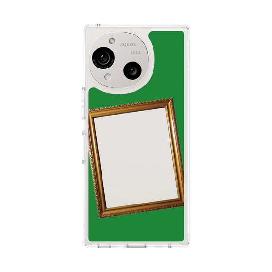 スリムプロテクションケース［ Photo Frame - Green ］