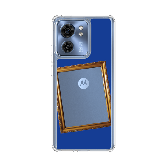 スリムプロテクションケース［ Photo Frame - Blue ］