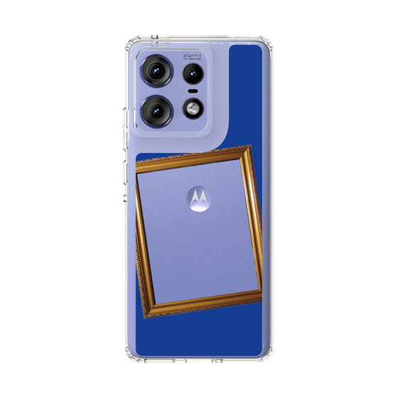 スリムプロテクションケース［ Photo Frame - Blue ］