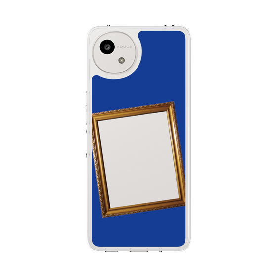スリムプロテクションケース［ Photo Frame - Blue ］