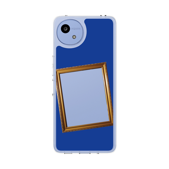 スリムプロテクションケース［ Photo Frame - Blue ］