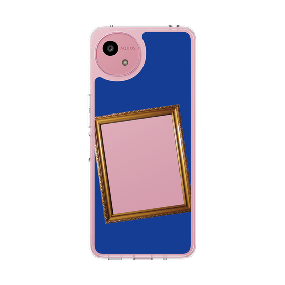 スリムプロテクションケース［ Photo Frame - Blue ］
