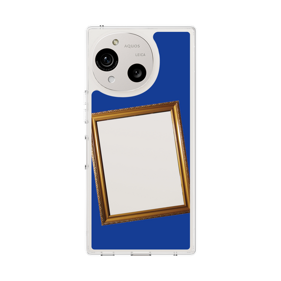 スリムプロテクションケース［ Photo Frame - Blue ］