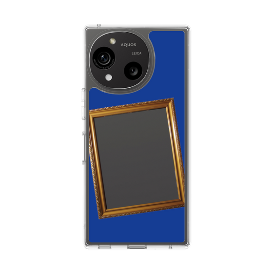 スリムプロテクションケース［ Photo Frame - Blue ］