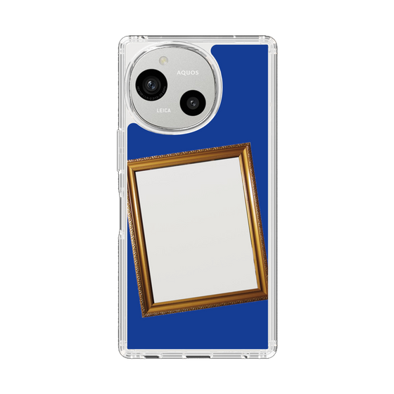 スリムプロテクションケース［ Photo Frame - Blue ］
