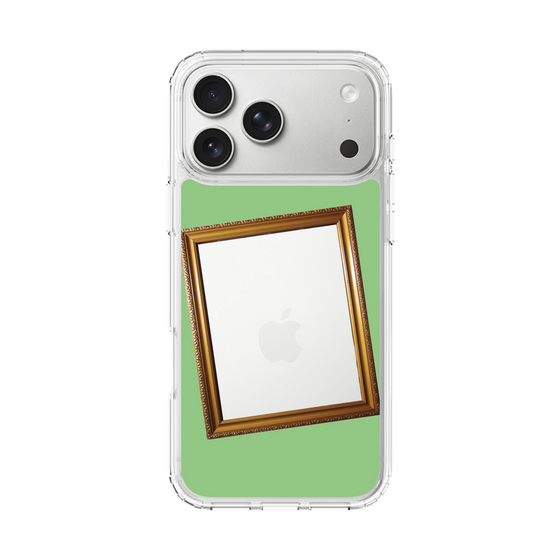スリムプロテクションケース［ Photo Frame - Light Green ］