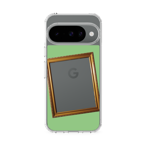 スリムプロテクションケース［ Photo Frame - Light Green ］