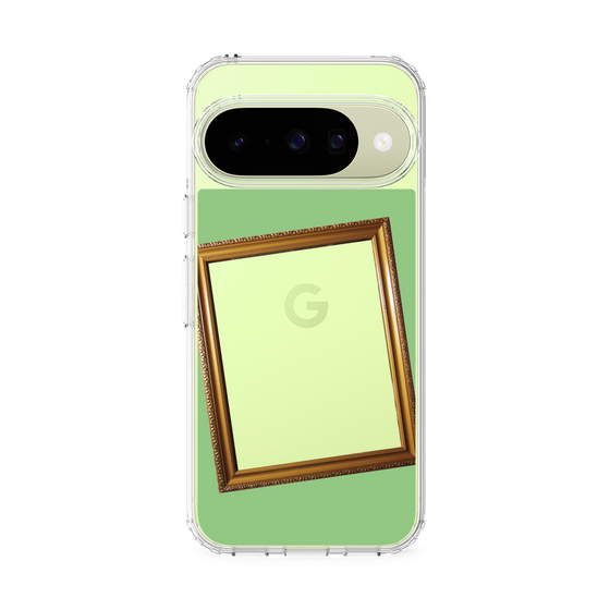 スリムプロテクションケース［ Photo Frame - Light Green ］