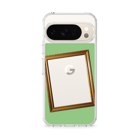スリムプロテクションケース［ Photo Frame - Light Green ］
