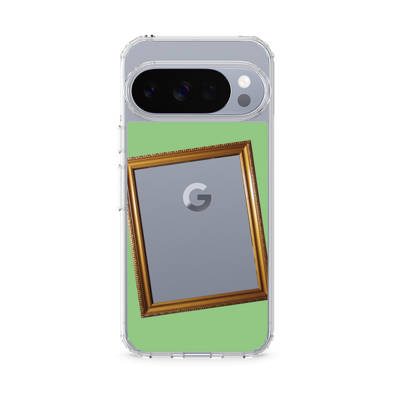 スリムプロテクションケース［ Photo Frame - Light Green ］