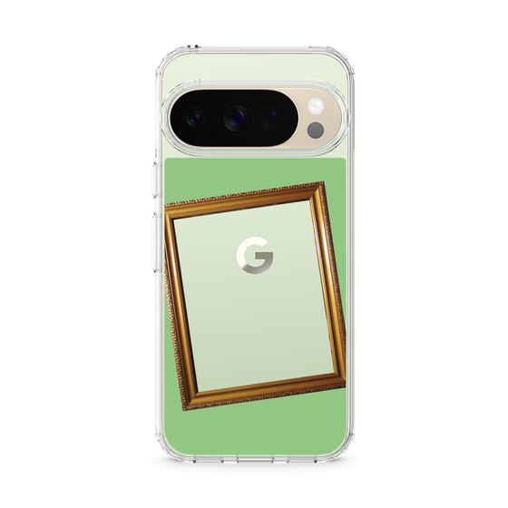 スリムプロテクションケース［ Photo Frame - Light Green ］