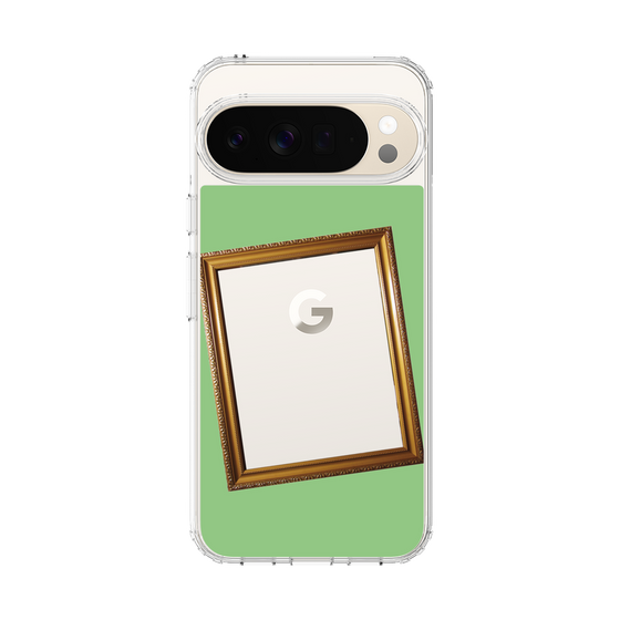 スリムプロテクションケース［ Photo Frame - Light Green ］