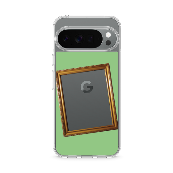 スリムプロテクションケース［ Photo Frame - Light Green ］