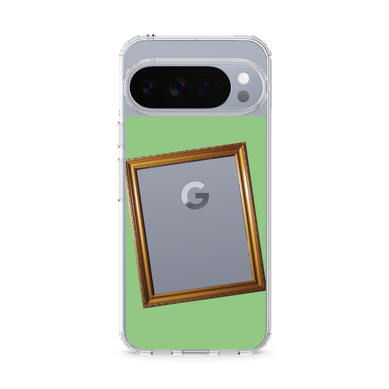スリムプロテクションケース［ Photo Frame - Light Green ］