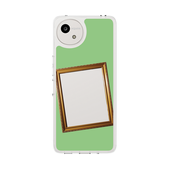 スリムプロテクションケース［ Photo Frame - Light Green ］