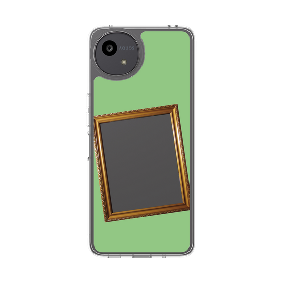 スリムプロテクションケース［ Photo Frame - Light Green ］