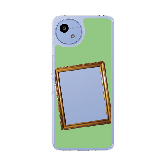 スリムプロテクションケース［ Photo Frame - Light Green ］