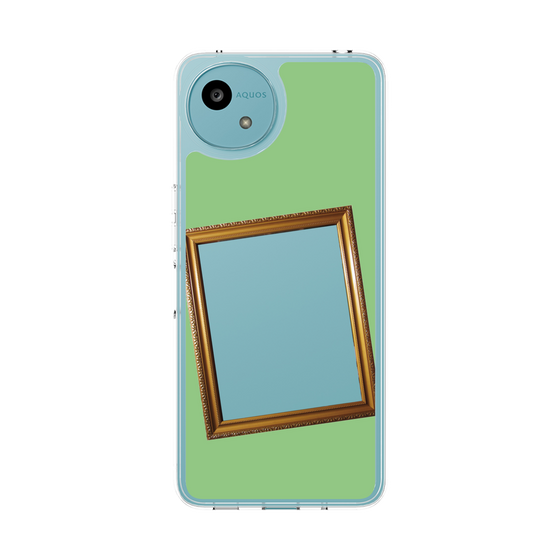 スリムプロテクションケース［ Photo Frame - Light Green ］