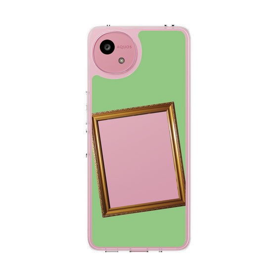 スリムプロテクションケース［ Photo Frame - Light Green ］