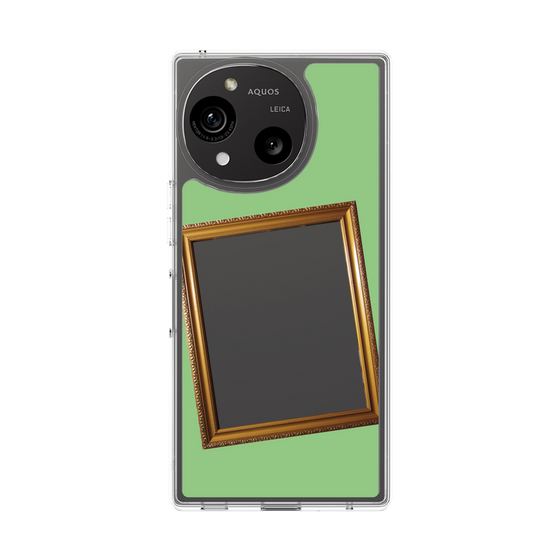 スリムプロテクションケース［ Photo Frame - Light Green ］