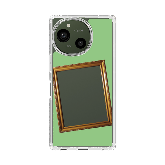 スリムプロテクションケース［ Photo Frame - Light Green ］