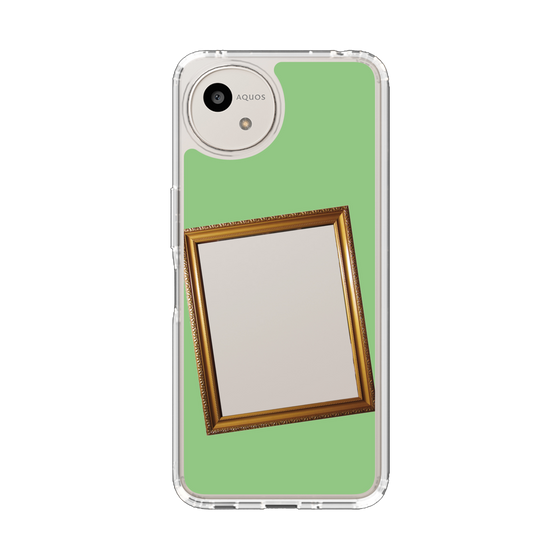 スリムプロテクションケース［ Photo Frame - Light Green ］