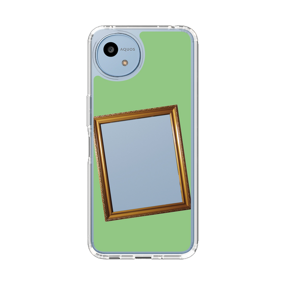 スリムプロテクションケース［ Photo Frame - Light Green ］