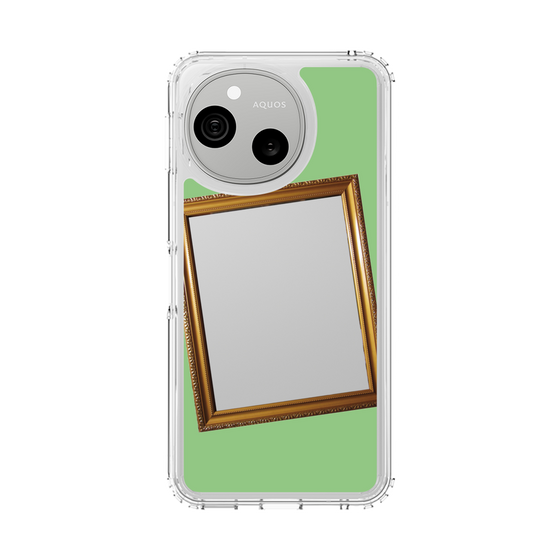 スリムプロテクションケース［ Photo Frame - Light Green ］