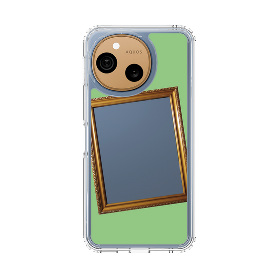 スリムプロテクションケース［ Photo Frame - Light Green ］