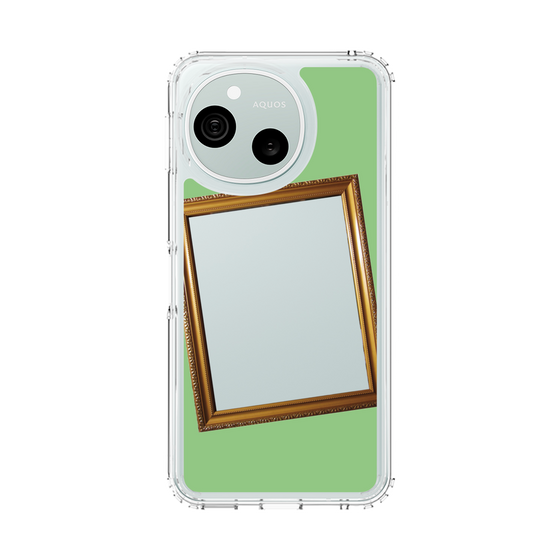 スリムプロテクションケース［ Photo Frame - Light Green ］