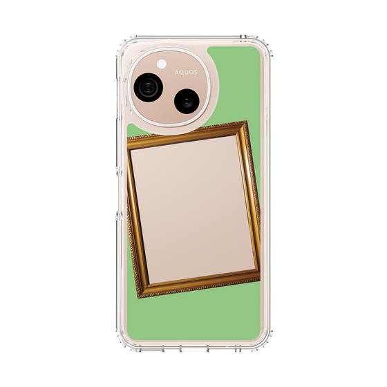 スリムプロテクションケース［ Photo Frame - Light Green ］
