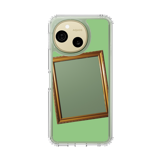 スリムプロテクションケース［ Photo Frame - Light Green ］