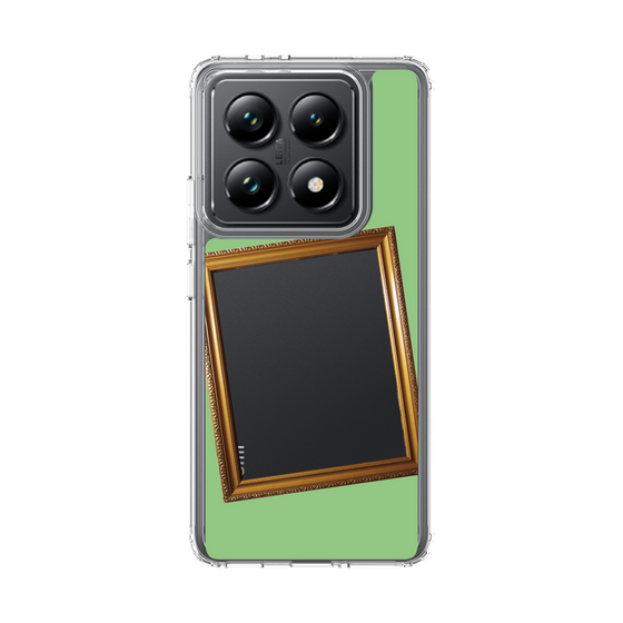 スリムプロテクションケース［ Photo Frame - Light Green ］