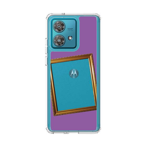 スリムプロテクションケース［ Photo Frame - Purple ］