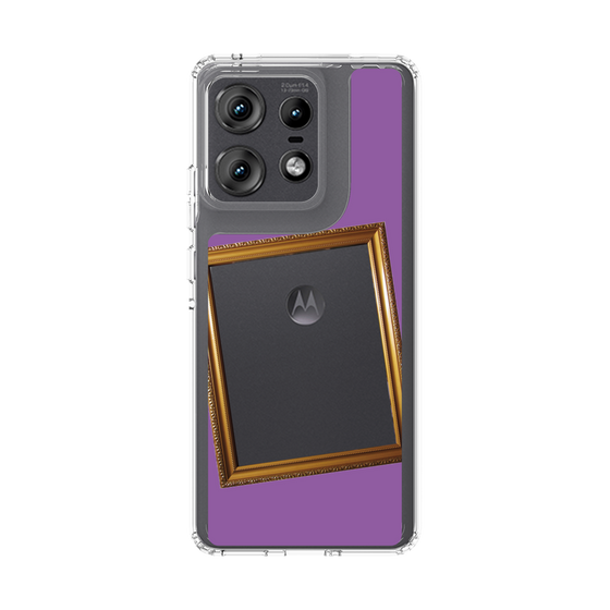 スリムプロテクションケース［ Photo Frame - Purple ］