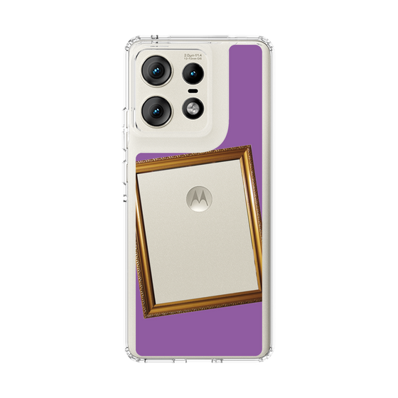スリムプロテクションケース［ Photo Frame - Purple ］