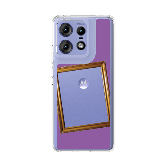 スリムプロテクションケース［ Photo Frame - Purple ］