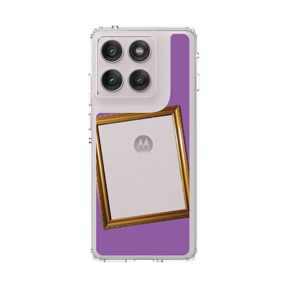 スリムプロテクションケース［ Photo Frame - Purple ］