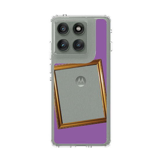 スリムプロテクションケース［ Photo Frame - Purple ］