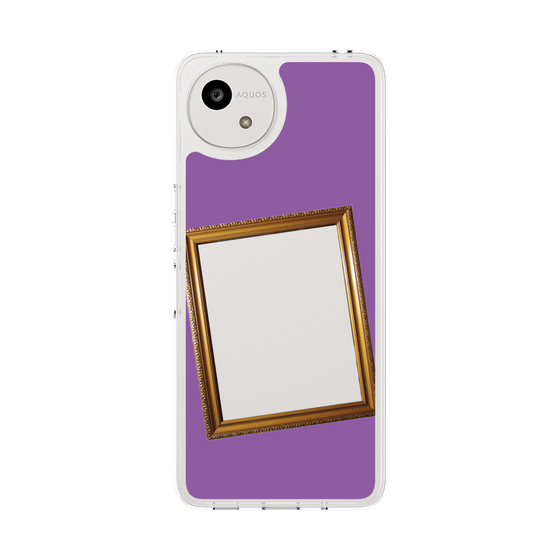 スリムプロテクションケース［ Photo Frame - Purple ］