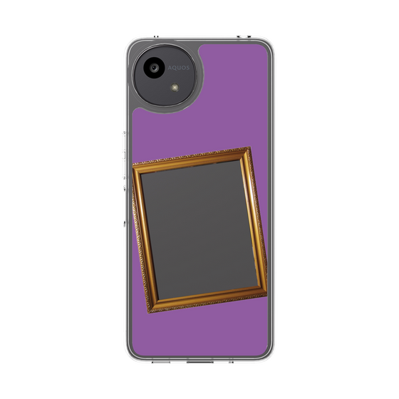 スリムプロテクションケース［ Photo Frame - Purple ］