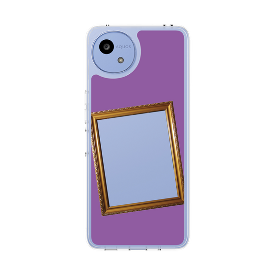 スリムプロテクションケース［ Photo Frame - Purple ］