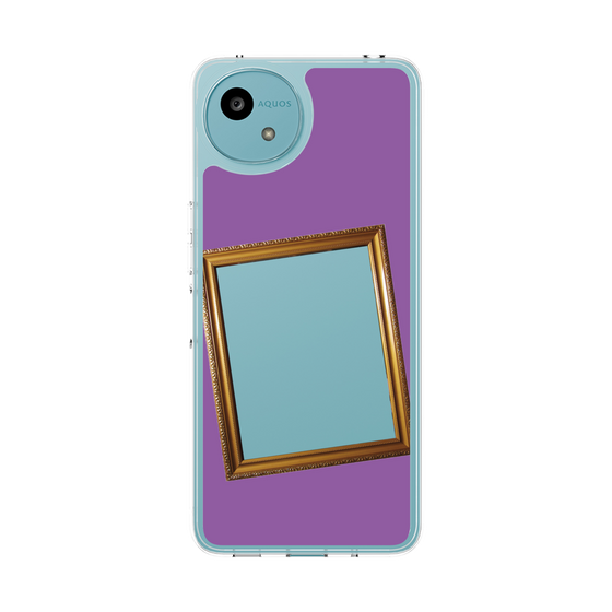 スリムプロテクションケース［ Photo Frame - Purple ］