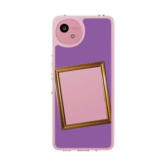 スリムプロテクションケース［ Photo Frame - Purple ］